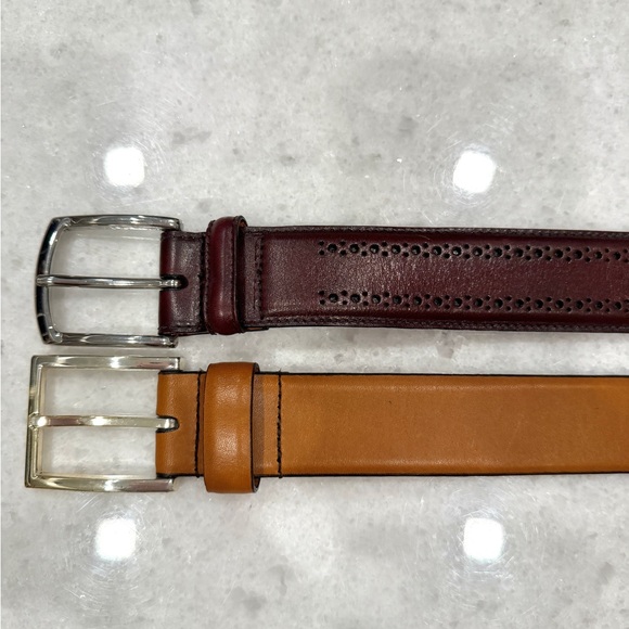 Allen Edmonds leather belt bundle 95/38